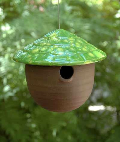 JJ Potts Ceramic Gourd Birdhouse 6 JJ Potts Ceramic Gourd Birdhouse