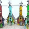 The Birdhouse Chick Unique Birdhouses Rustic Church Birdhouses- Medium 2 The Birdhouse Chick Unique Birdhouses Rustic Church Birdhouses- Medium
