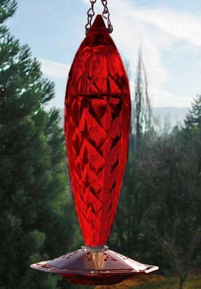 Songbird Essentials Hummingbird Feeders Cut Glass Ruby Hummingbird Feeder 3 Songbird Essentials Hummingbird Feeders Cut Glass Ruby Hummingbird Feeder