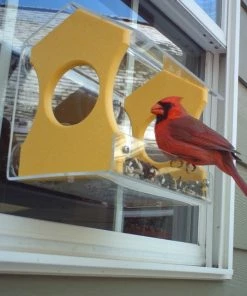 Nature Products USA Recycled Window Bird Feeder-3 Colors Recycled Birdhouses