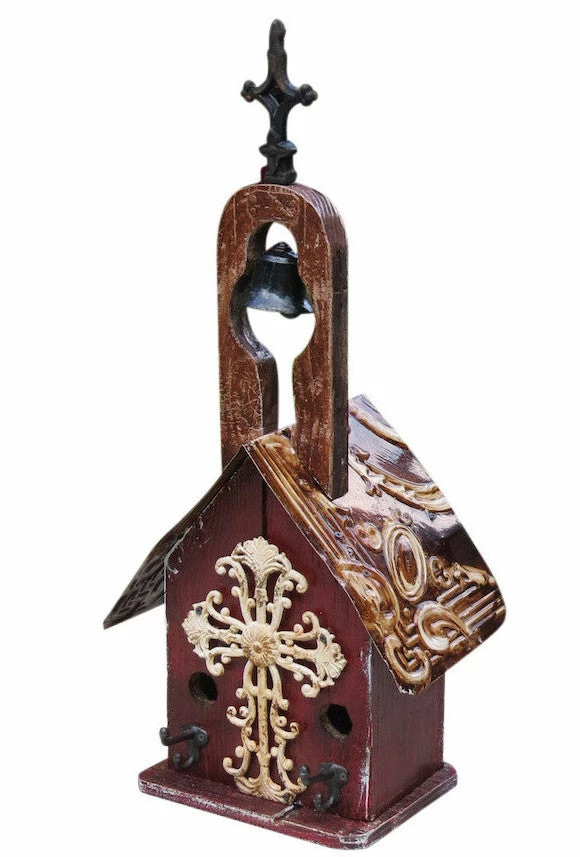 The Birdhouse Chick Vintage Church Birdhouse- Large Cross Church Birdhouses, Vintage-Rustic 3 The Birdhouse Chick Vintage Church Birdhouse- Large Cross Church Birdhouses, Vintage-Rustic