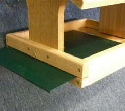 Songbird Essentials Unique Bird Feeders Fly-Thru Bird Feeder With Removable Tray