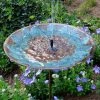 The Birdhouse Chick Staked & Pedestal Bird Baths Brass Leaves Solar Bubbler Bird Bath 2 The Birdhouse Chick Staked & Pedestal Bird Baths Brass Leaves Solar Bubbler Bird Bath