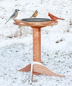 Songbird Essentials Recycled Birdhouses Tall Heated Bird Bath | Cedar Or Poly 7 Songbird Essentials Recycled Birdhouses Tall Heated Bird Bath | Cedar Or Poly
